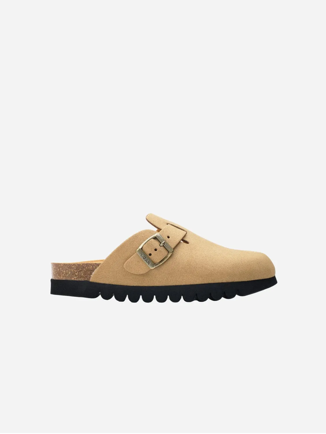 Taro Comfort Women's Vegan Footbed Sandals | Beige