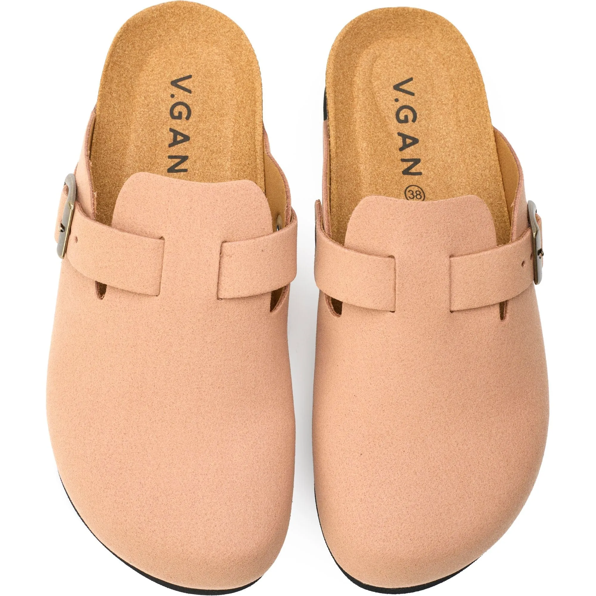 Taro Comfort Women's Vegan Footbed Sandals | Light Beige