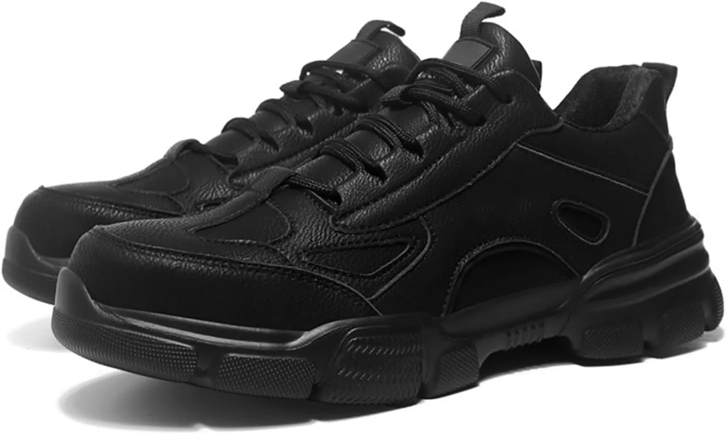 Tennis Shoes Womens Non Slip Lace Up Padded Sneakers Hiking Shoes Men Waterproof Lightweight Casual Shoes
