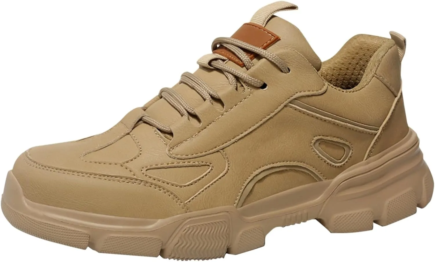 Tennis Shoes Womens Non Slip Lace Up Padded Sneakers Hiking Shoes Men Waterproof Lightweight Casual Shoes