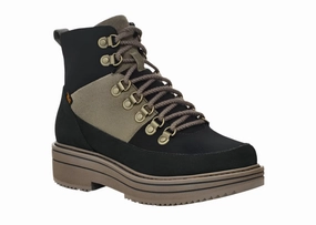 Classy Touch Reinforced Eyelets TEVA MIDFORM PATCHWORK BOOT WOMEN'S