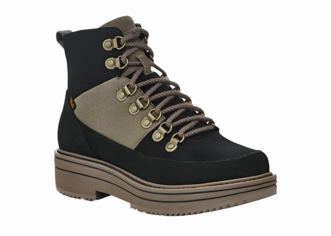 Classy Touch Reinforced Eyelets TEVA MIDFORM PATCHWORK BOOT WOMEN'S