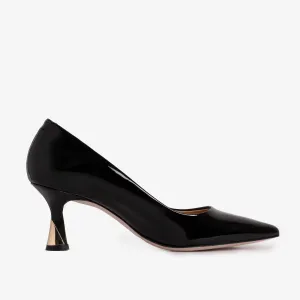 Leg Line Inner Power The Brunello Black Patent Leather Pump Women Shoe