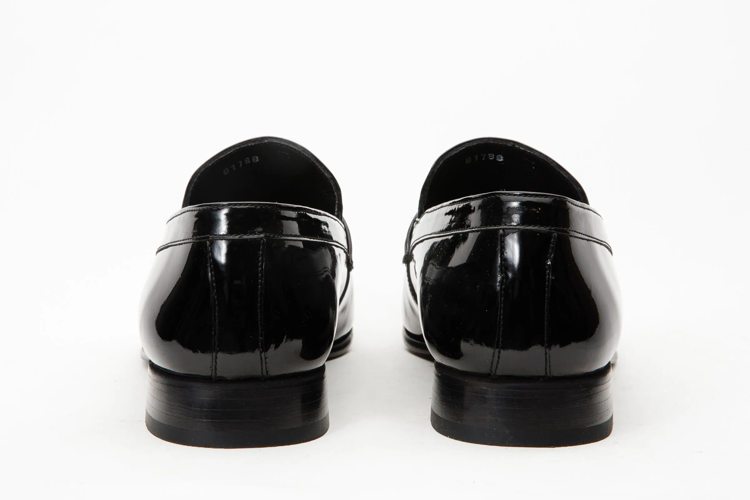 Wide Comfort The Dodoma Black Patent  Leather Loafer Men Shoe