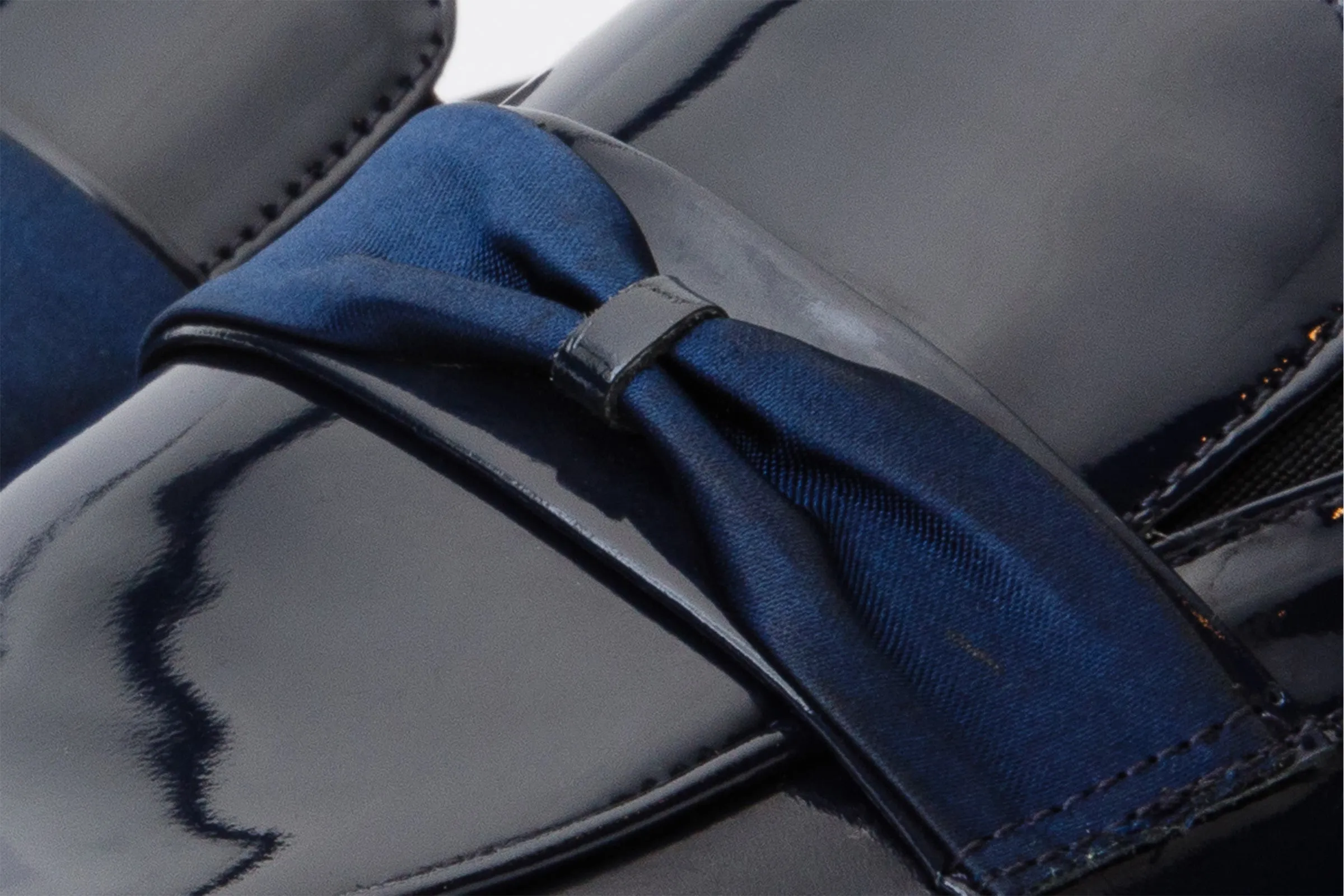 Stable Wear The Dodoma Navy Patent Leather Loafer Men Shoe