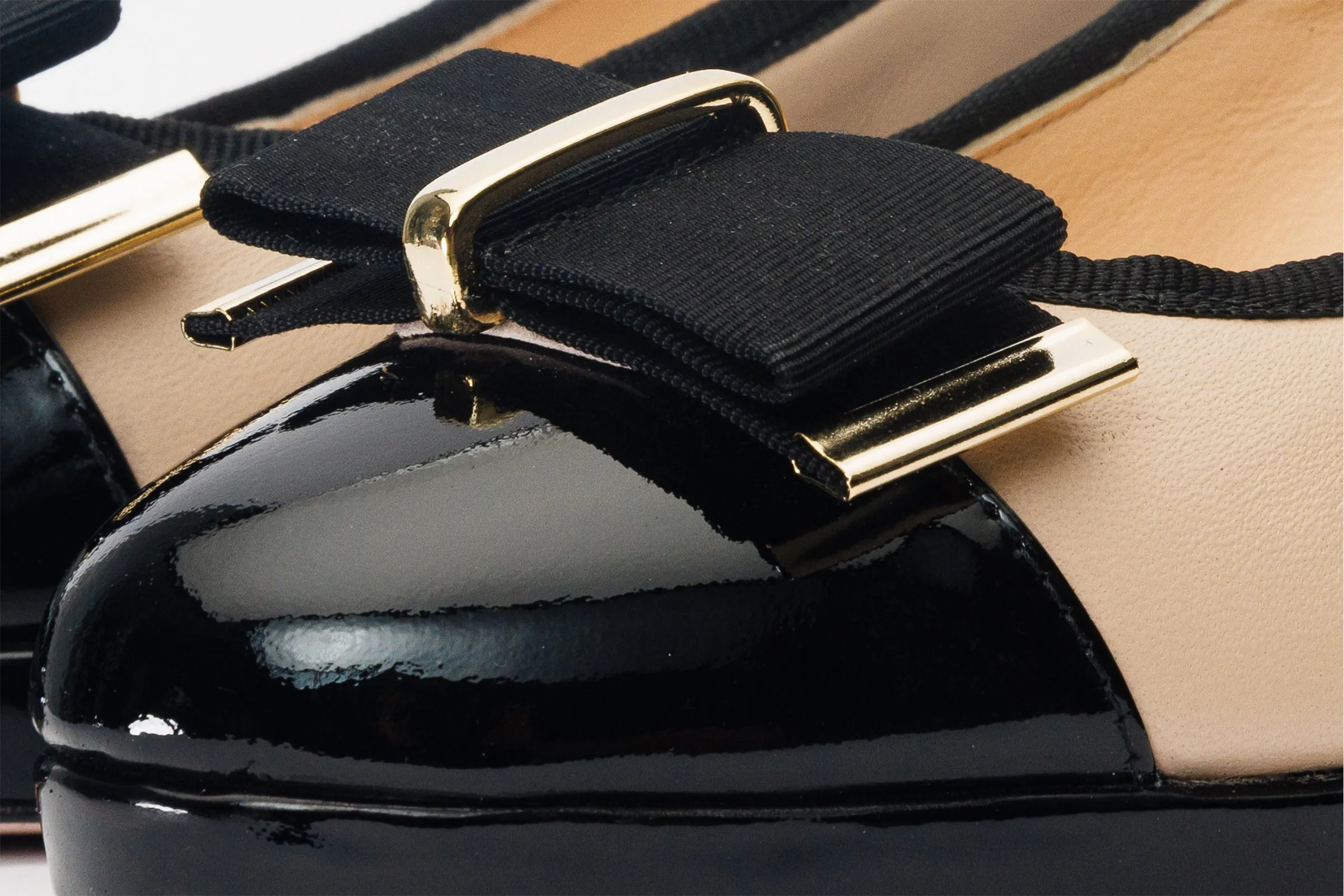 The Fano Beige Leather Cap Toe Block Heel Pump Women Shoe Polished Step Elegant Heels