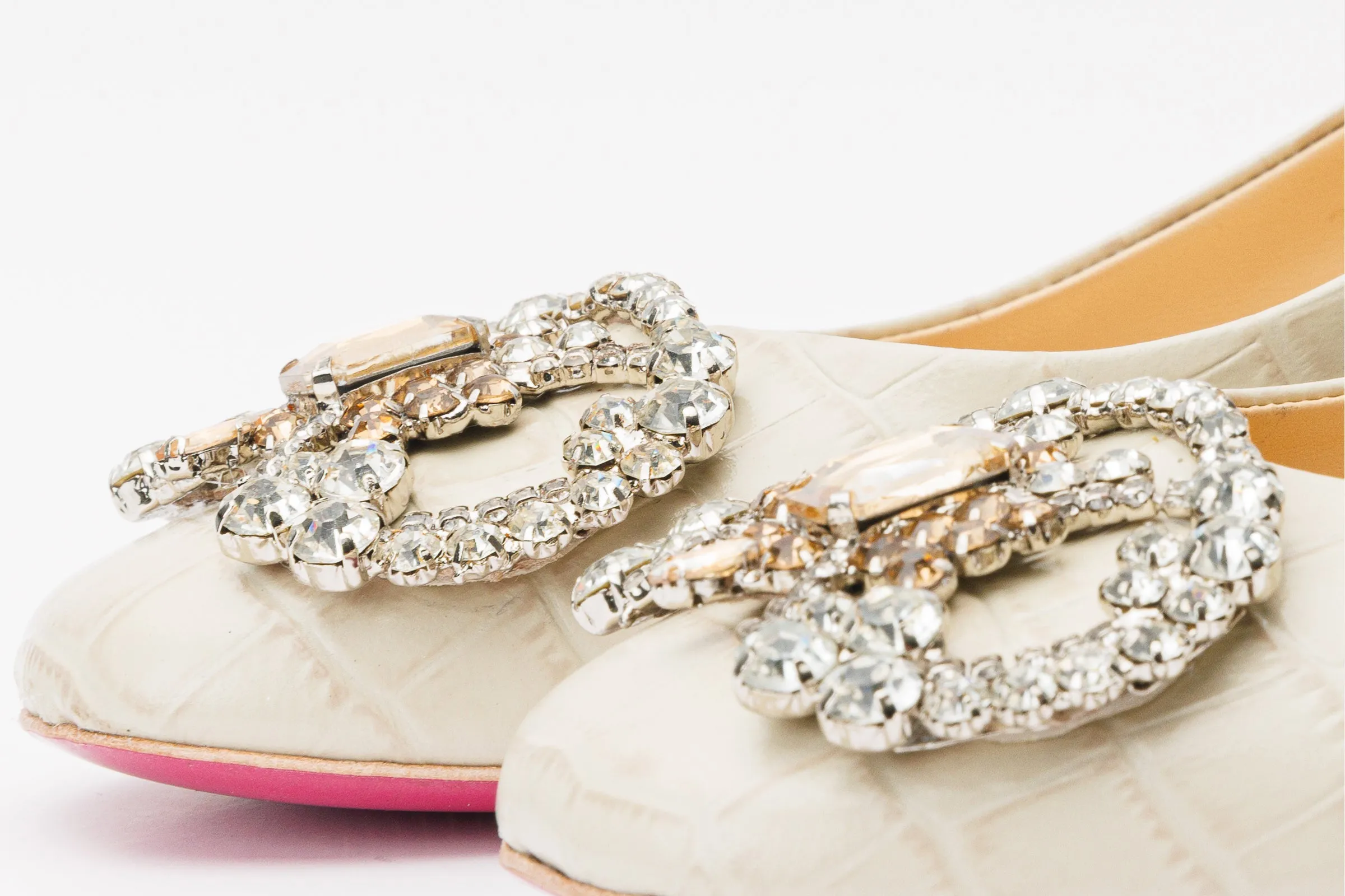 Buckle Loop Fast Ship The Foggia Beige Leather Block Heel Pump Women Shoe