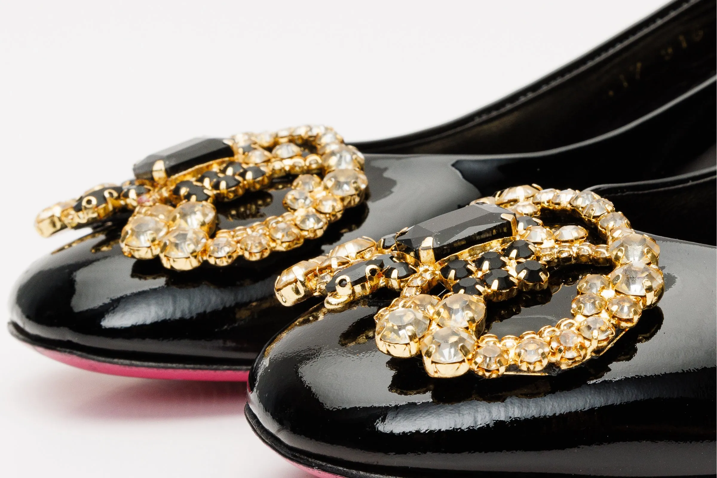 The Foggia Black Leather Block Heel Pump Women Shoe Premium Quality