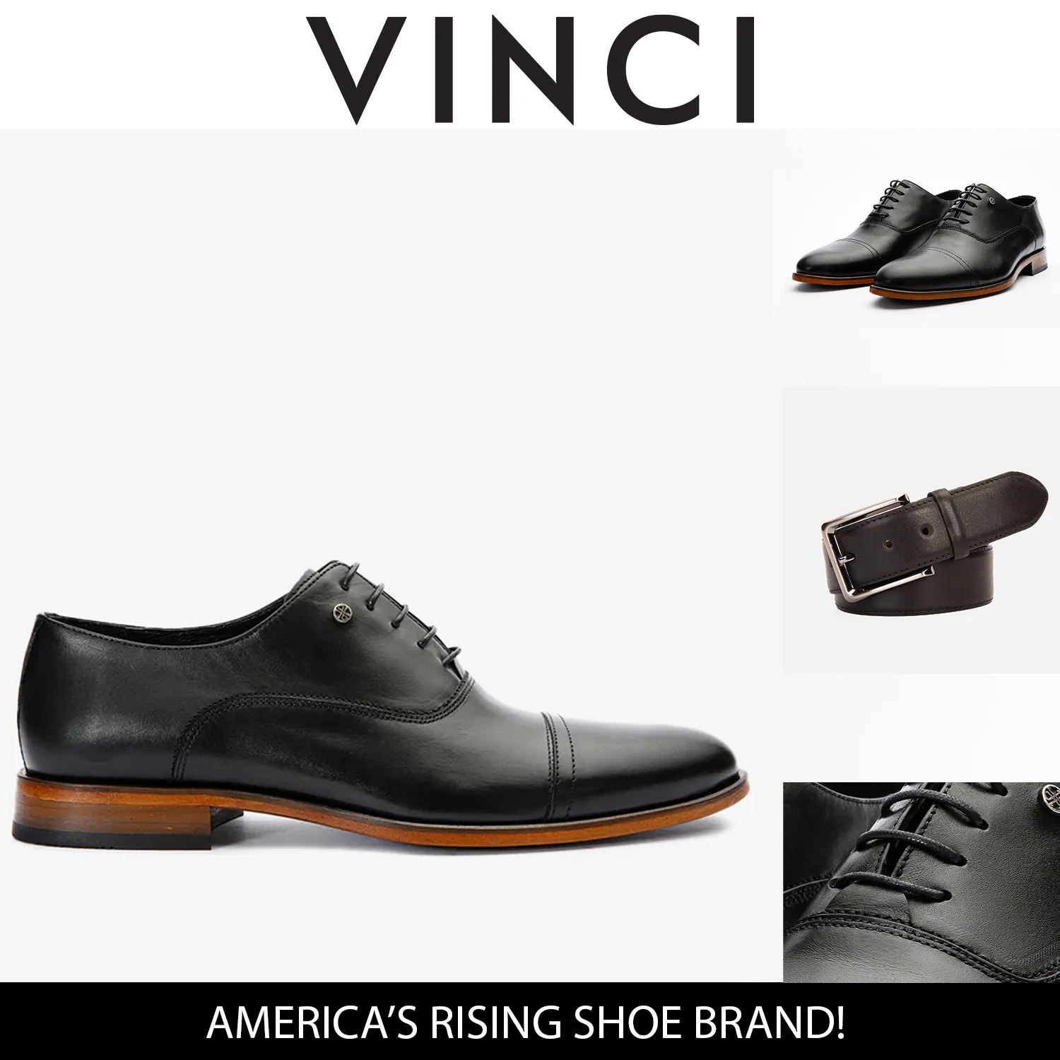 Transit Ready Destination Wedding The Gambaha Black Leather Quarter Brogue Cap Toe Oxford Men Shoe