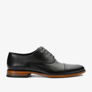 City Event The Gambaha Black Leather Quarter Brogue Cap Toe Oxford Men Shoe