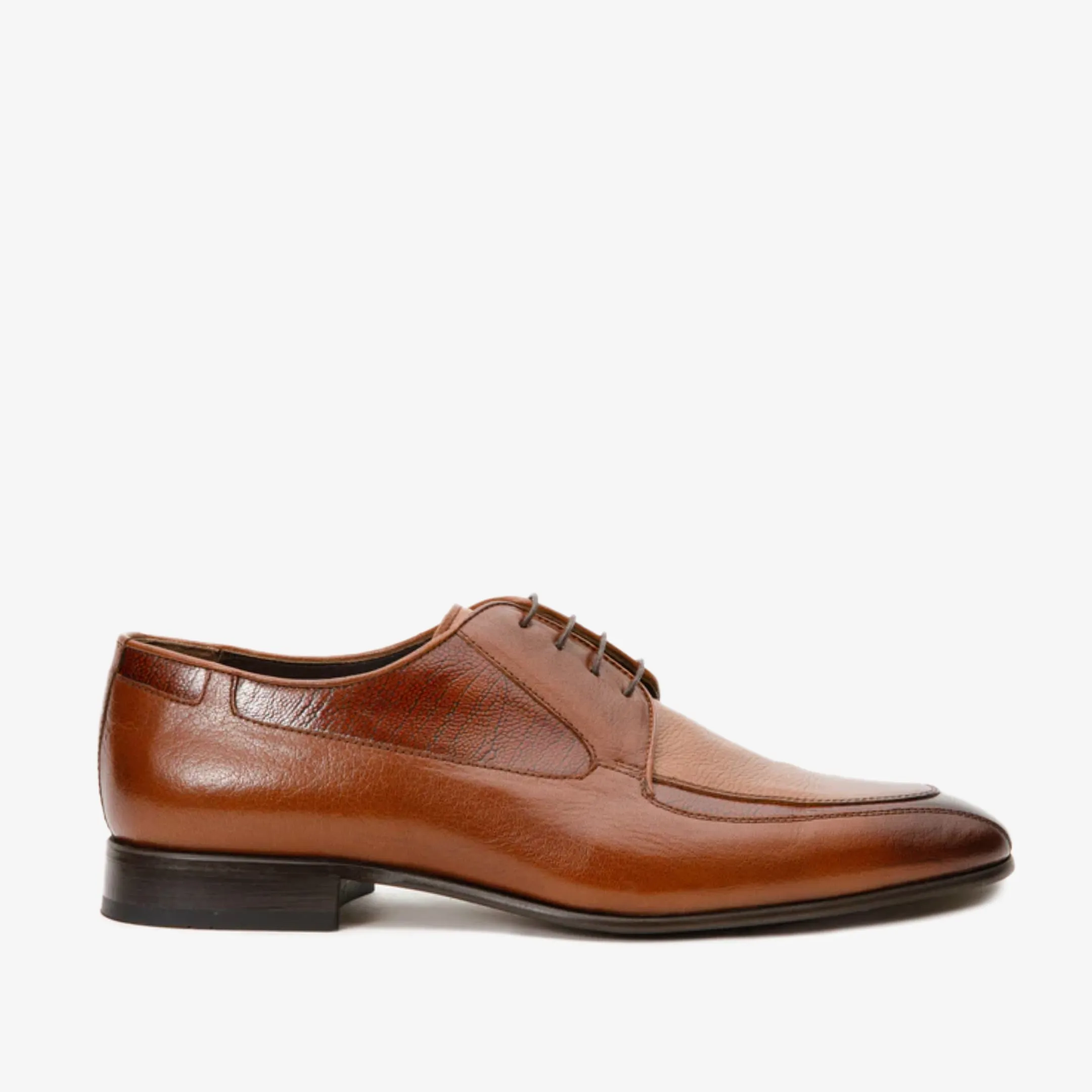The Gardi Tan Leather Derby Men Shoe Routine Fit Bespoke Fit