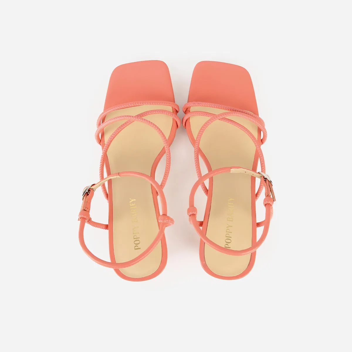 The Harley Heeled Sandal Cantaloupe