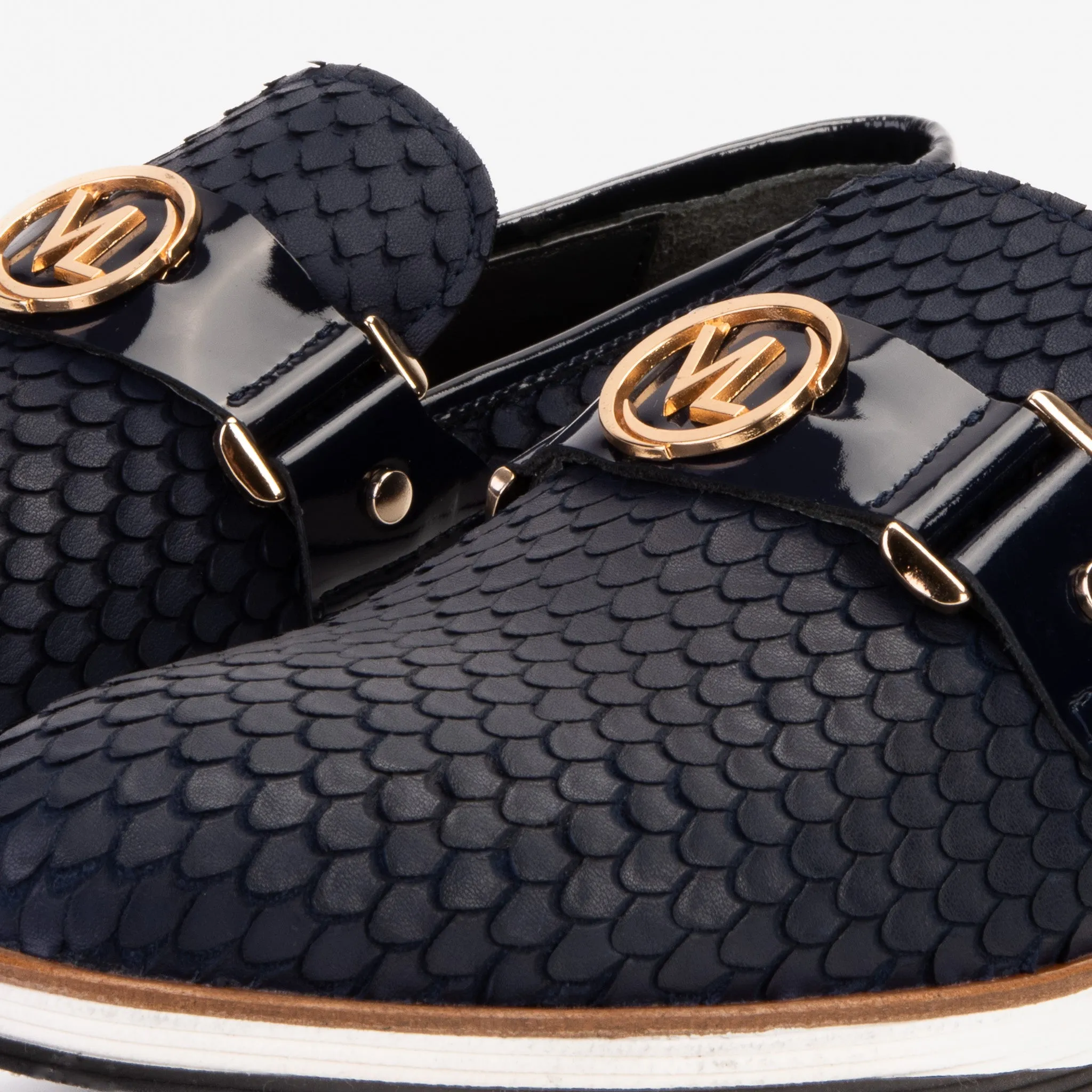 Weather Fit Moisture Wicking Lining The Legacy Navy Blue Leather Men Casual Loafer Shoe