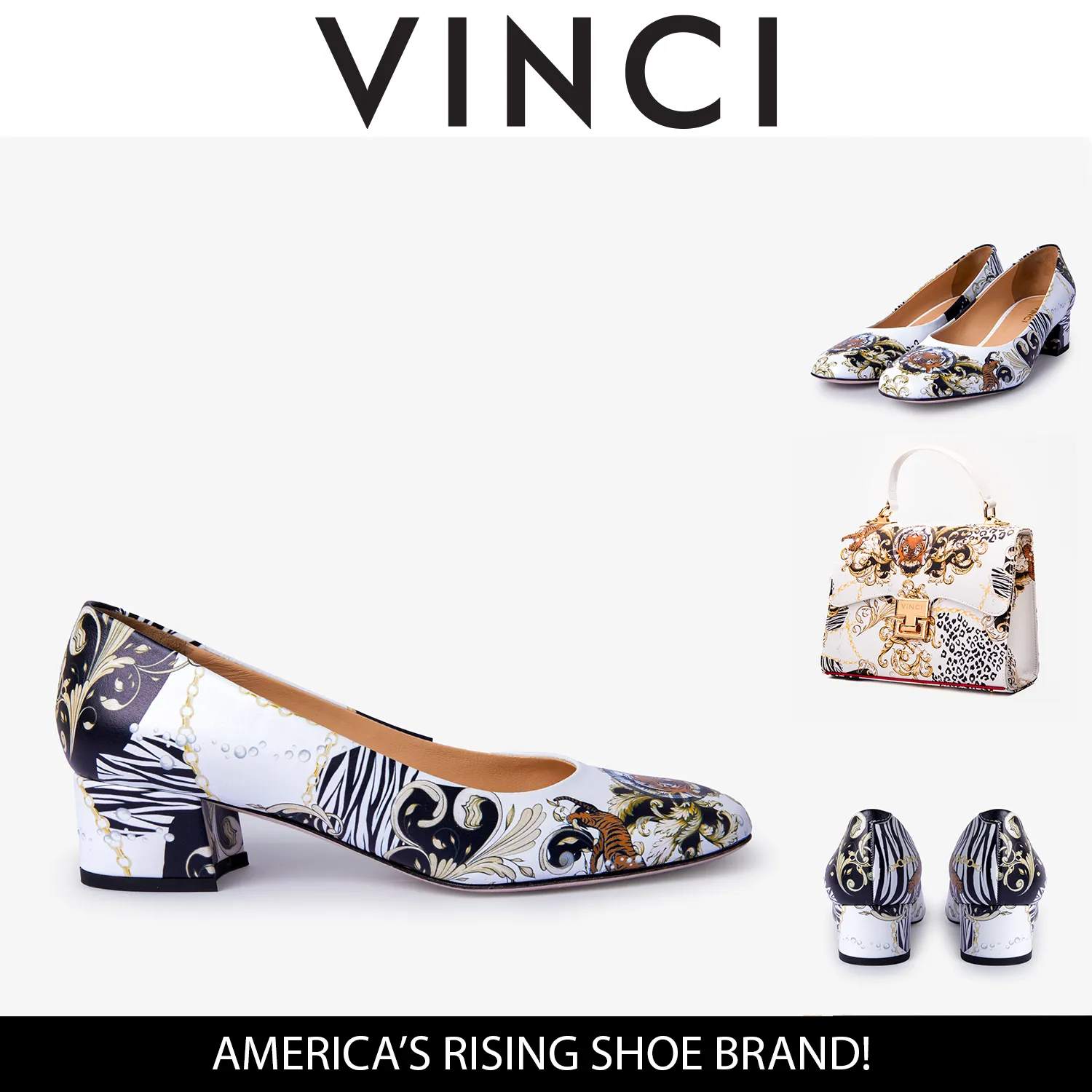 The Perugia White Leather Lower Heel Pump Women Shoe Refined Comfort Wedding guest