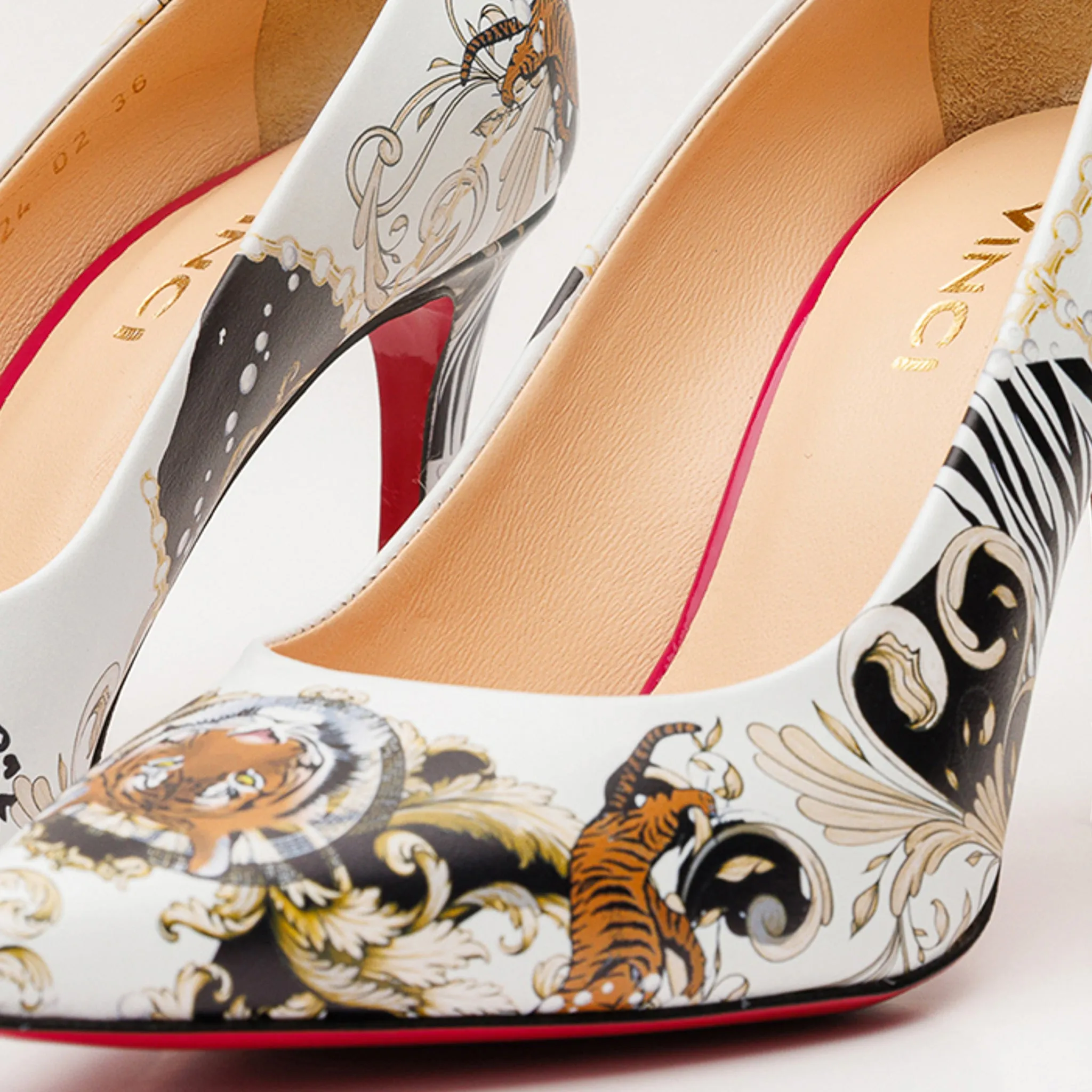 The Perugia White Leather Pump Women Shoe Bold Look