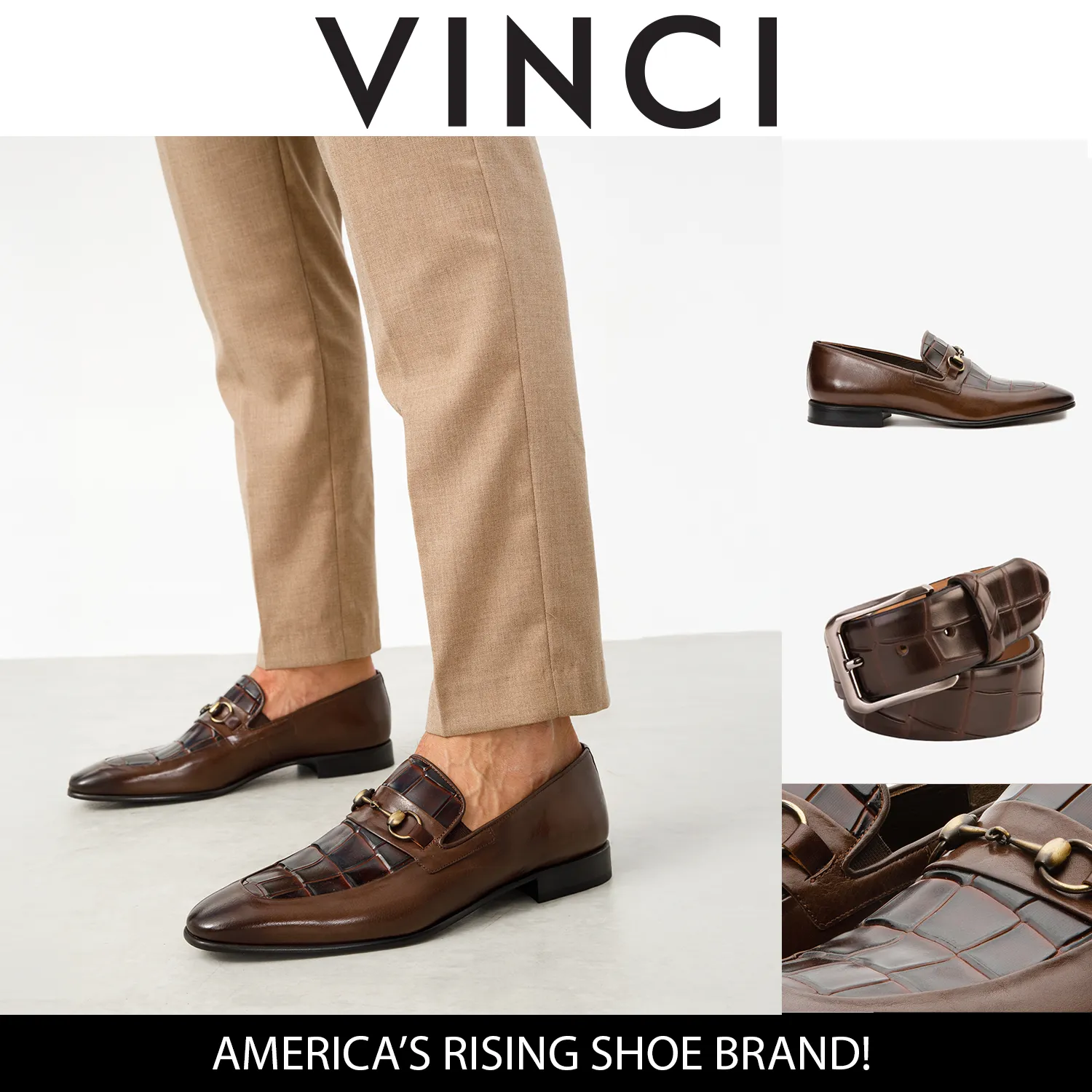 Special Wear The Pusan Brown Leather Bit Loafer Men Shoe Final Sale!