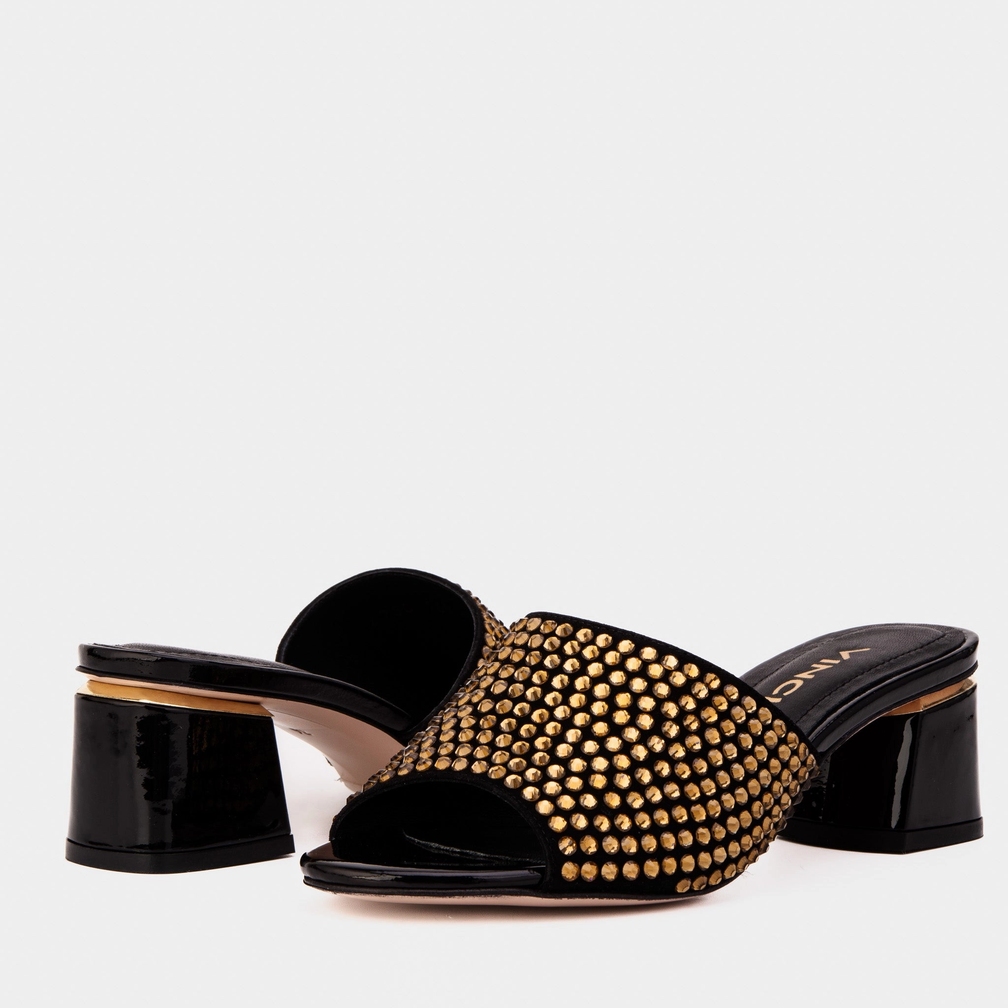Adaptive Contour Support Ergonomic Contour Shape The Ailano Gold Glitter Leather Women Sandal