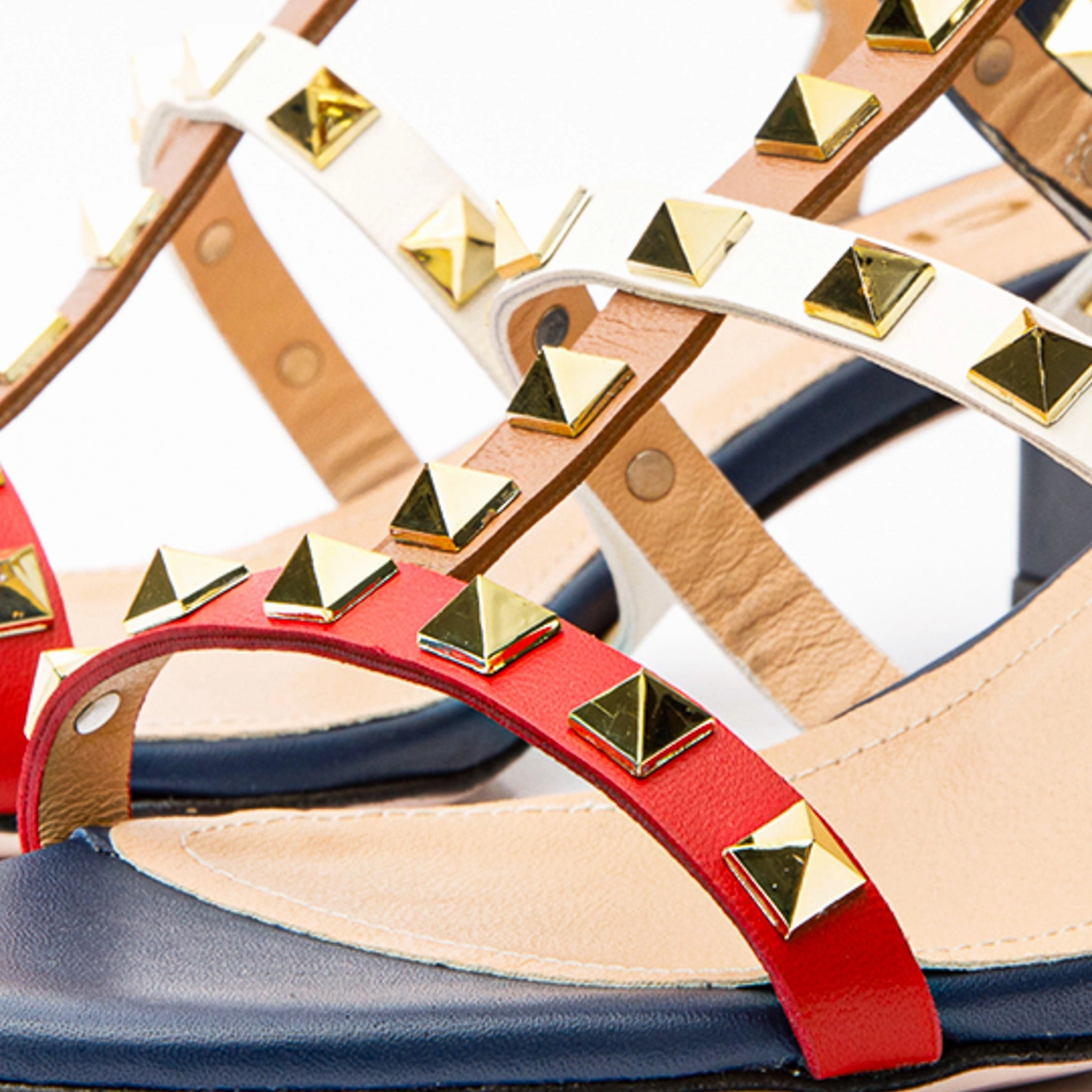 Weave Style The Nejapa Multicolor Multi Strap Leather Women Sandal
