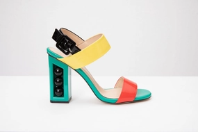 The Pericos Multicolor Leather Women Sandal Final Sale! commuters - specific benefits Orthopedic Friendly Design
