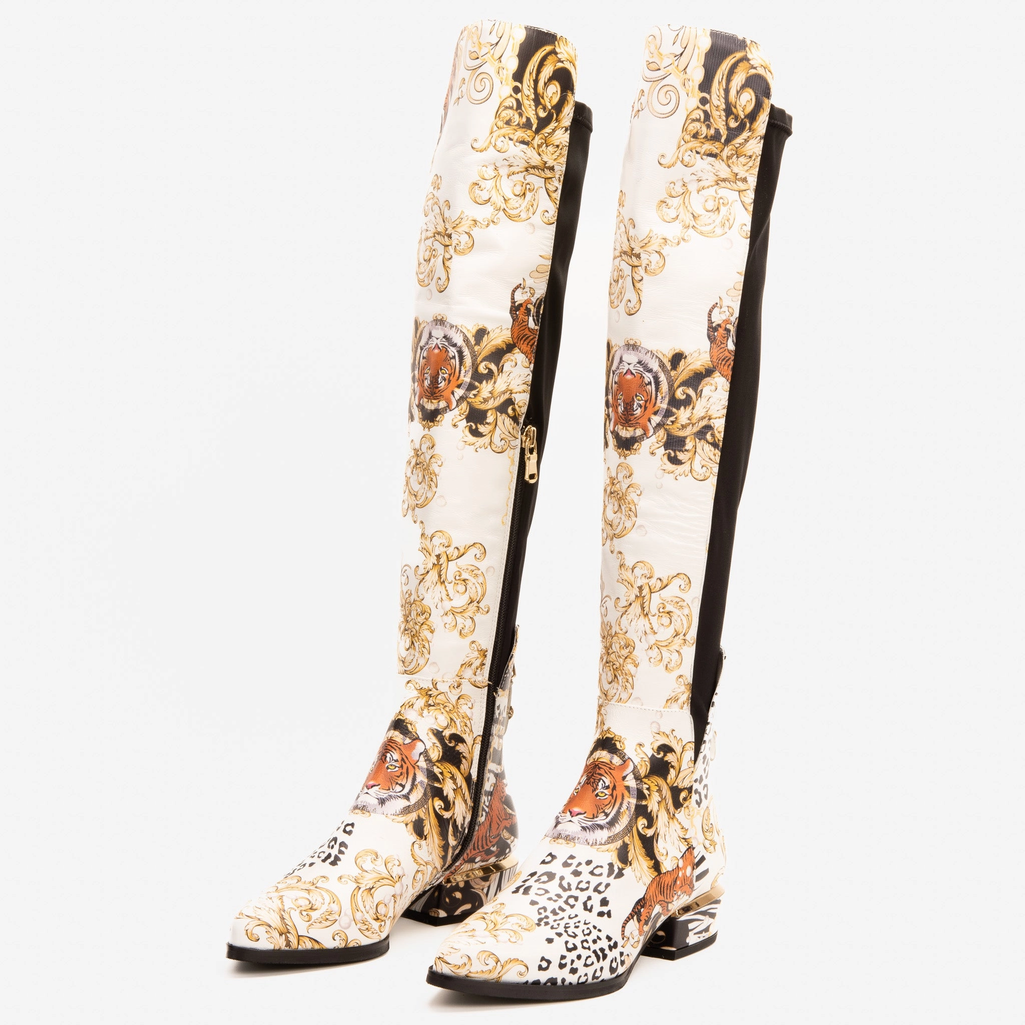 The Perugia Leather Pointy Toe Knee High Women Boot Extreme Cold Essential Piece