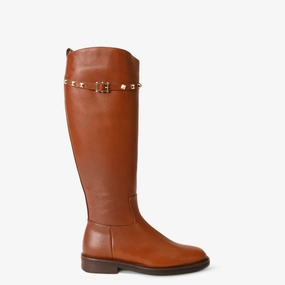 The Rica Tan Leather Knee High Women Boot Final Sale! Flattering performance Gym Shoes