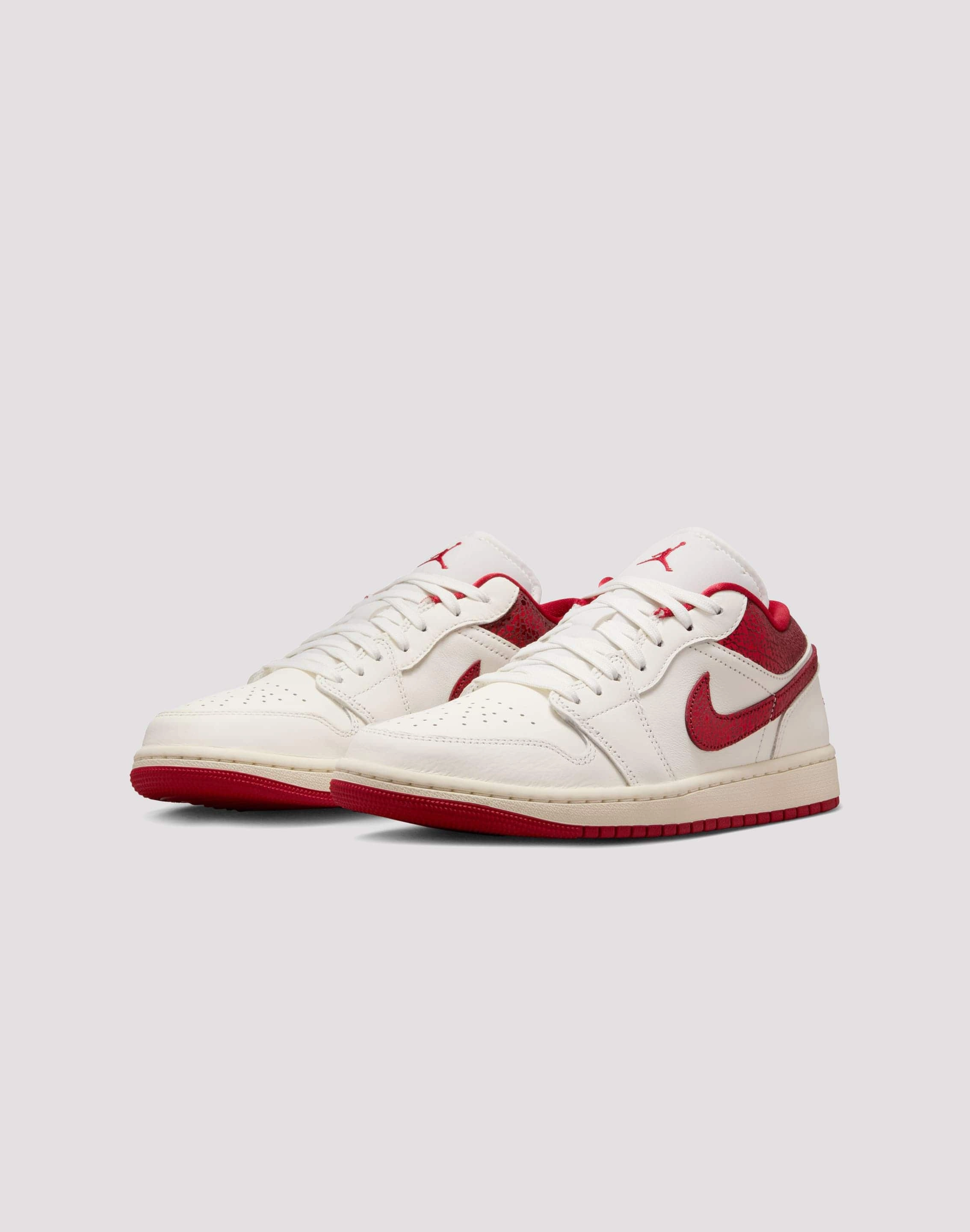 Flats Composite Rocker Sole Jordan 1 Low SE "Sail/Varsity Red/Team Red"