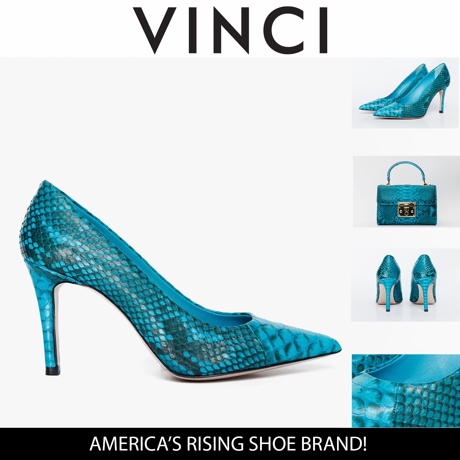 The Queenn Turquoise Pythn Leather Pump Women Shoe city - specific benefits