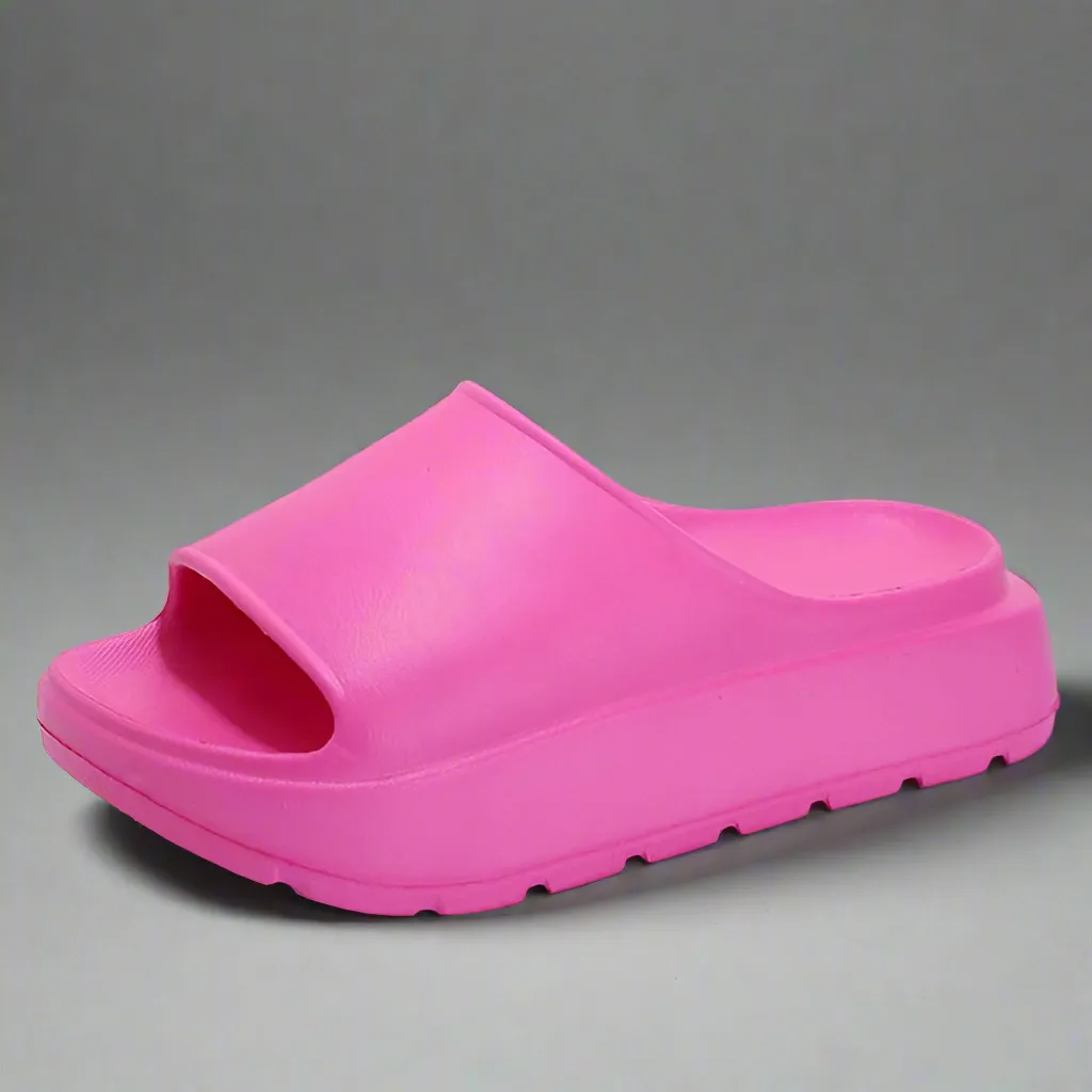 ThickSole Platform Summer Slides For Women
