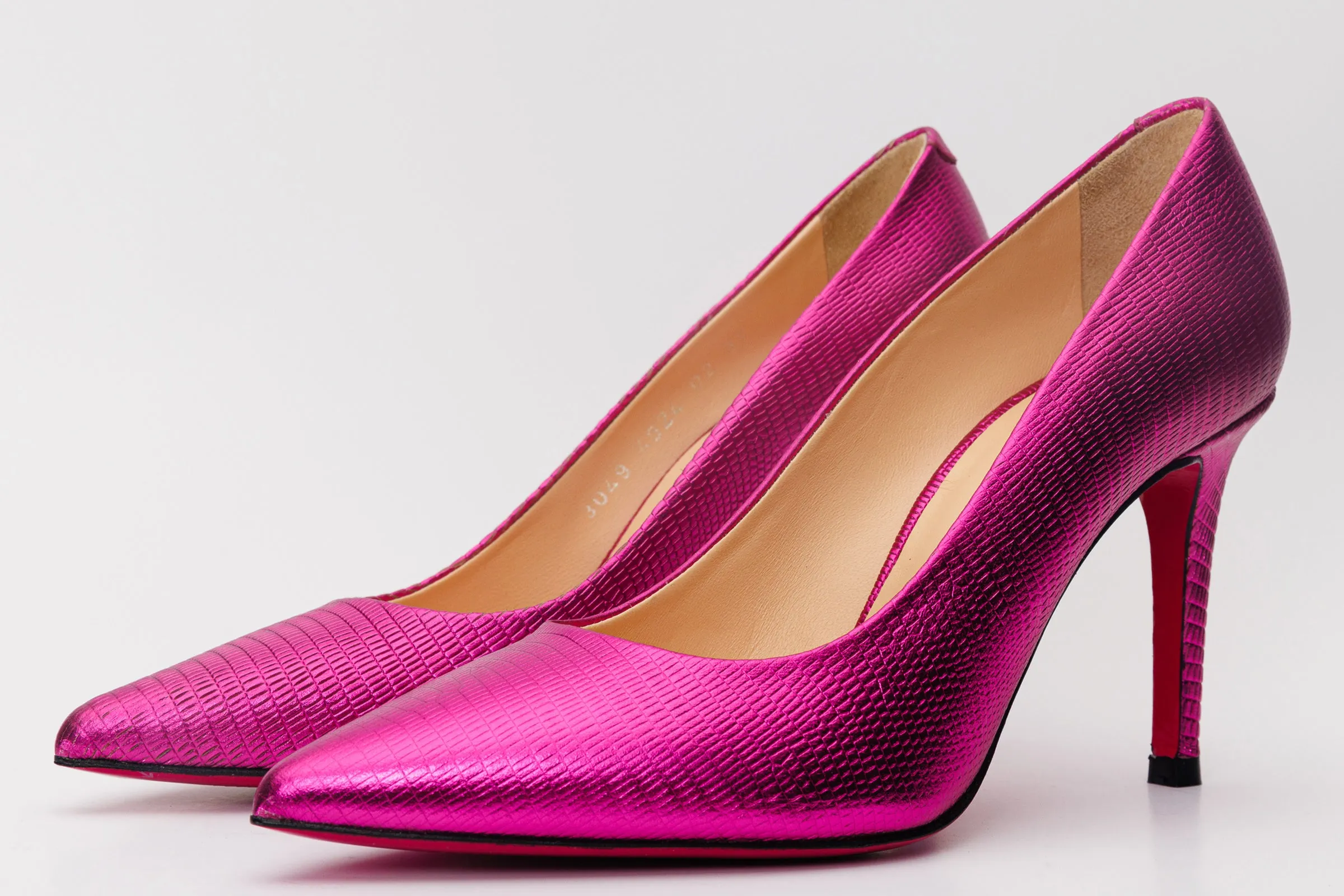 Funky Flair The Maple Fuchsia Leather Pump Fuchsia Sole Women Shoe