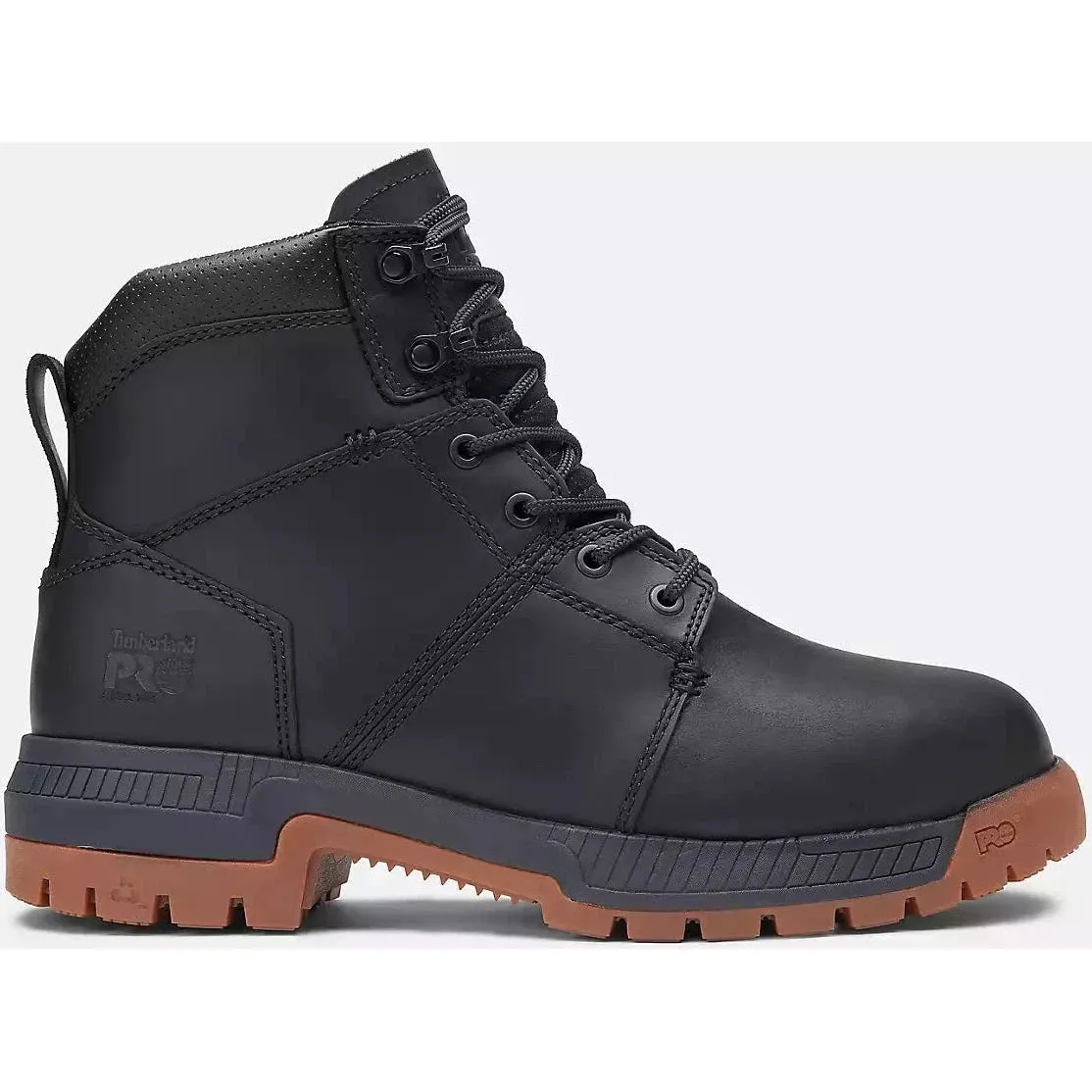 Timberland Pro Men's Montauk 6" Steel Toe Work Boot-Black- TB0A66D3EMW1
