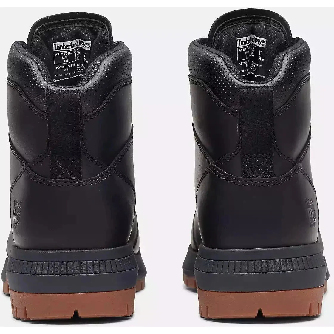 Timberland Pro Men's Montauk 6" Steel Toe Work Boot-Black- TB0A66D3EMW1