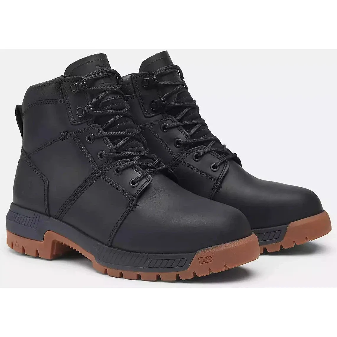 Timberland Pro Men's Montauk 6" Steel Toe Work Boot-Black- TB0A66D3EMW1