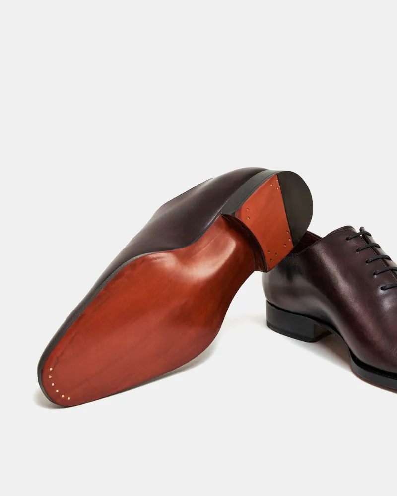 Museum Oxblood Wholecut Oxford Dress Shoe Premium Craftsmanship