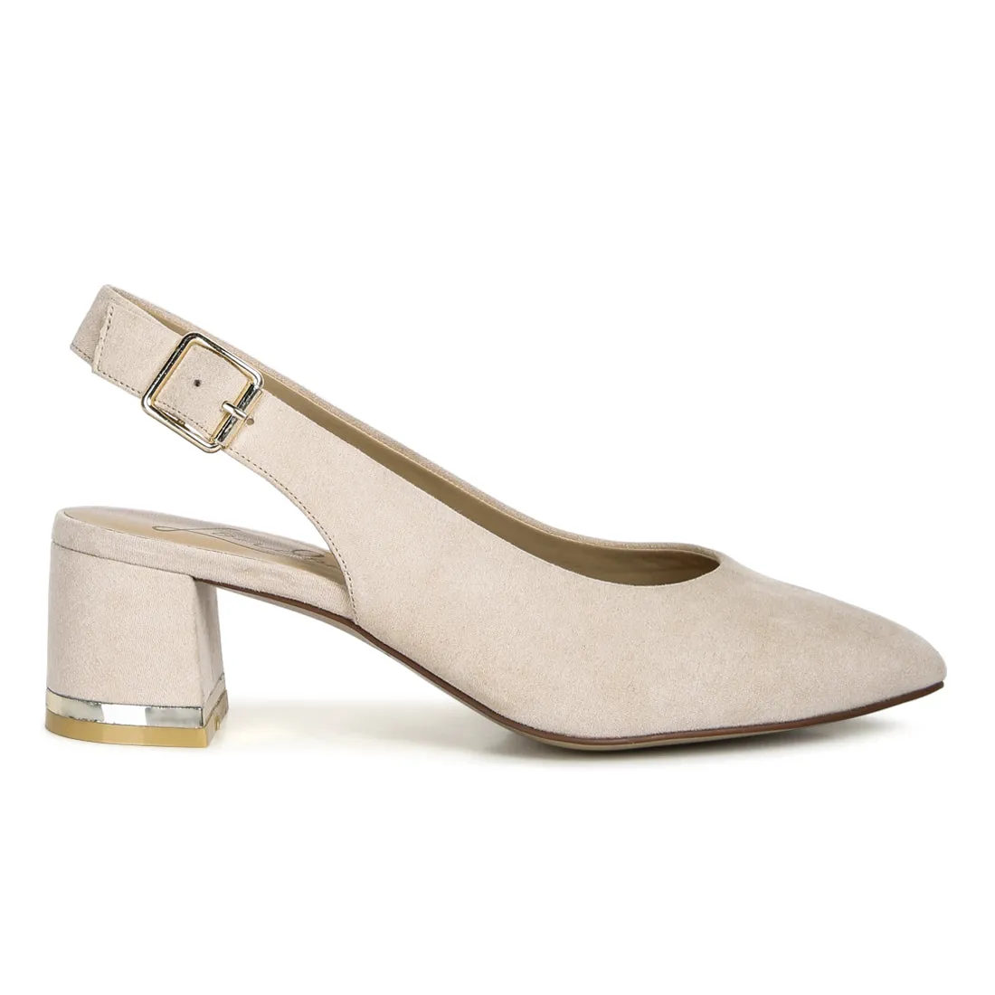 Top Job Faux Suede Slingback Sandals