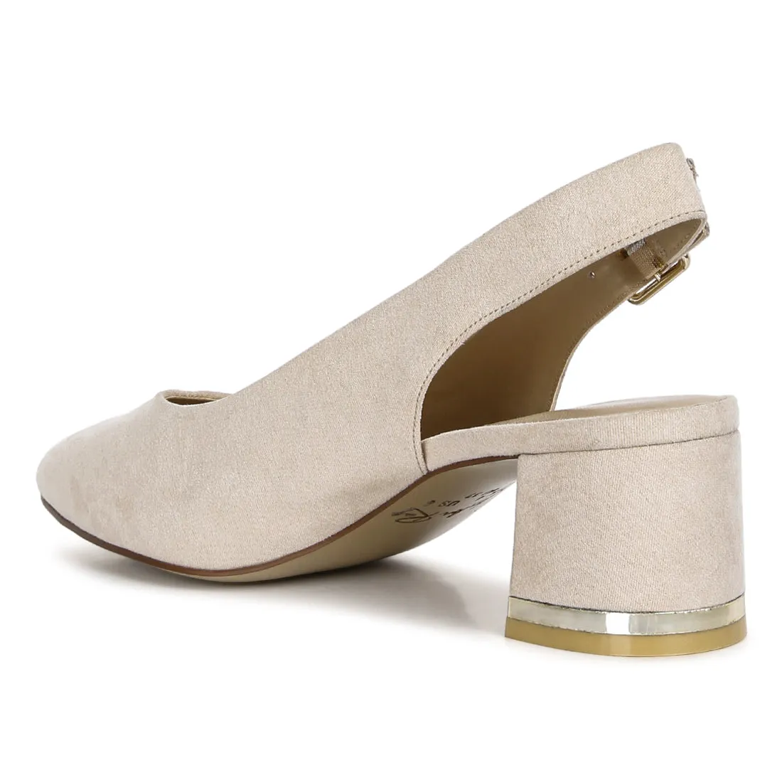 Top Job Faux Suede Slingback Sandals