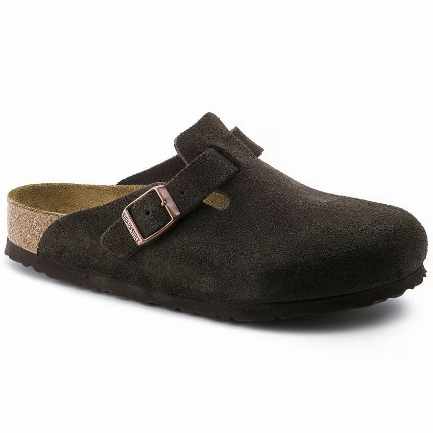 Solid zip - type BIRKENSTOCK BOSTON SOFT FOOTBED