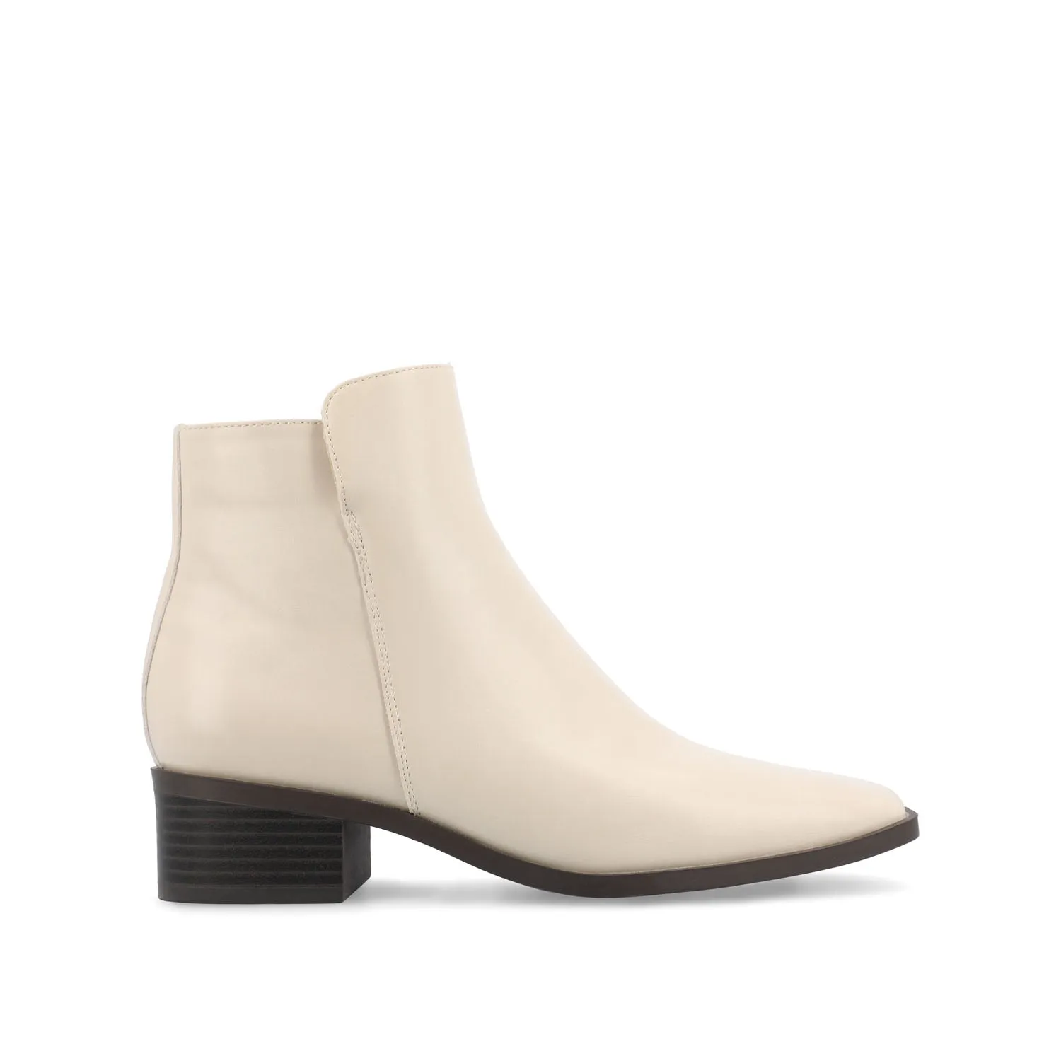 CAPPRI SQUARE-TOE BOOTIES IN VEGAN LEATHER Protective Finish Mountain Climber