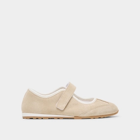 SOFYA SNEAKERS CAMEL SUEDE Flat Design Self Care