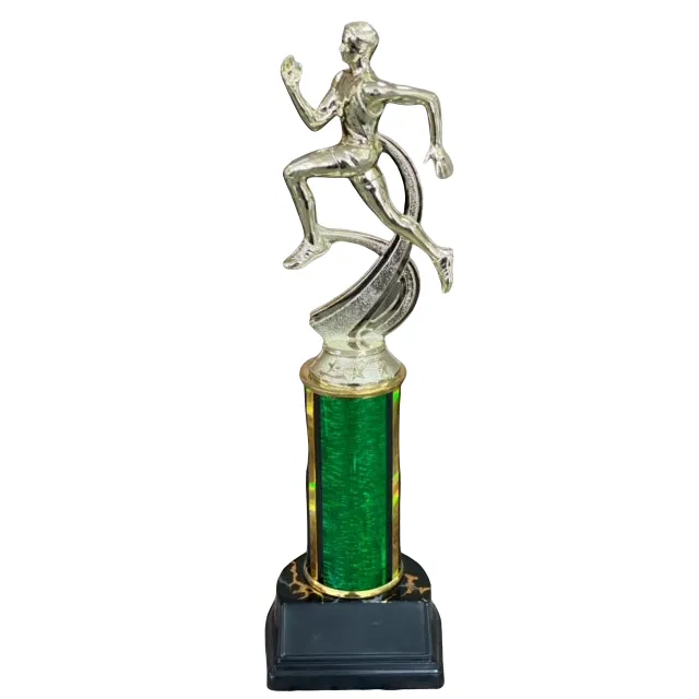Track/Cross Country Trophy - Colored Column