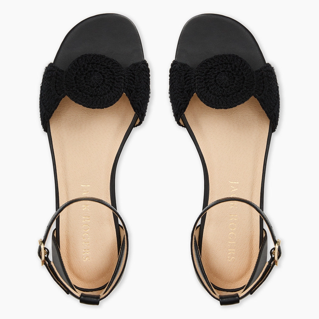 Relaxed Style Laurin Crochet Ankle Strap Sandal