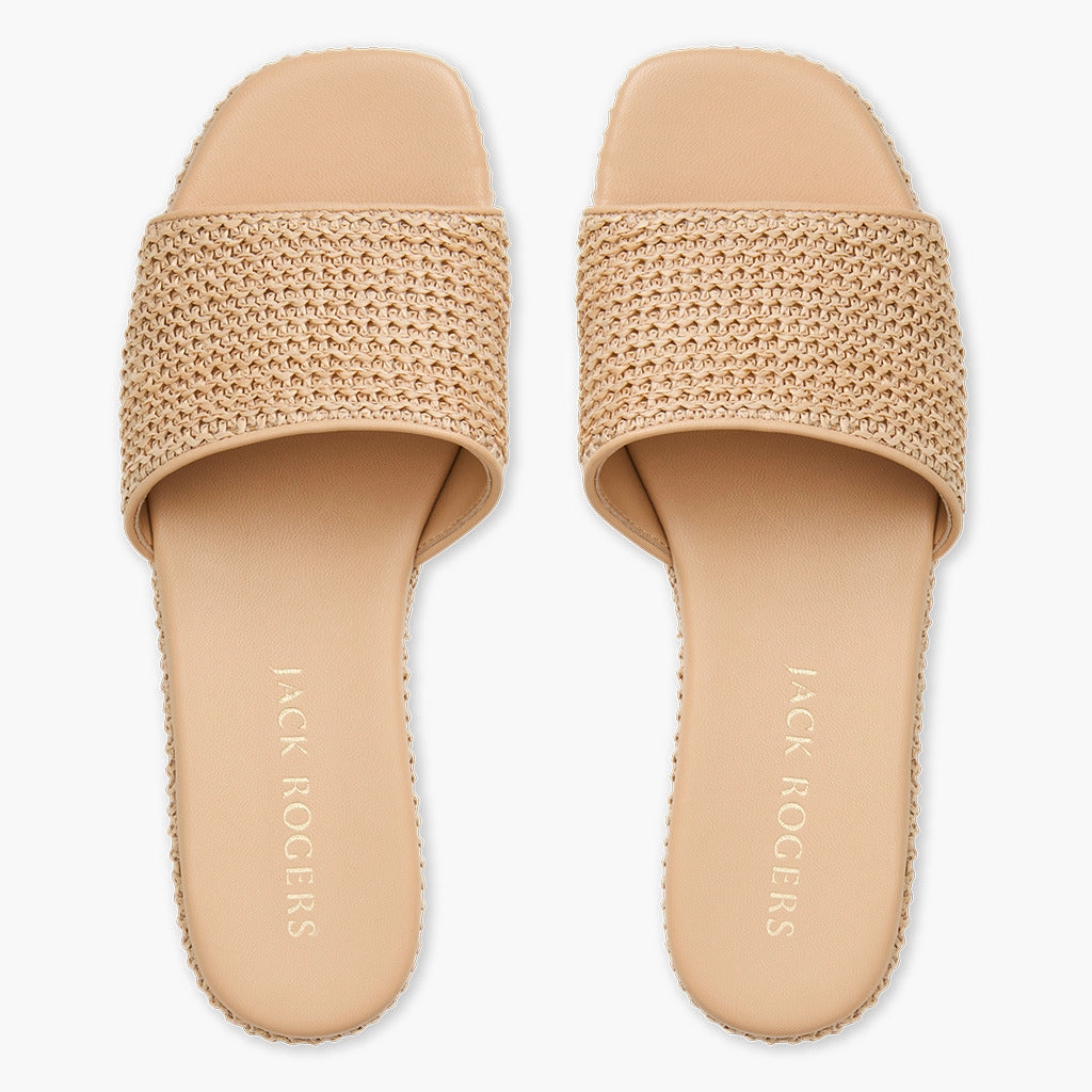 Outdoor Use Comfortable Outdoor Adventure Bay Raffia Flatform Sandal