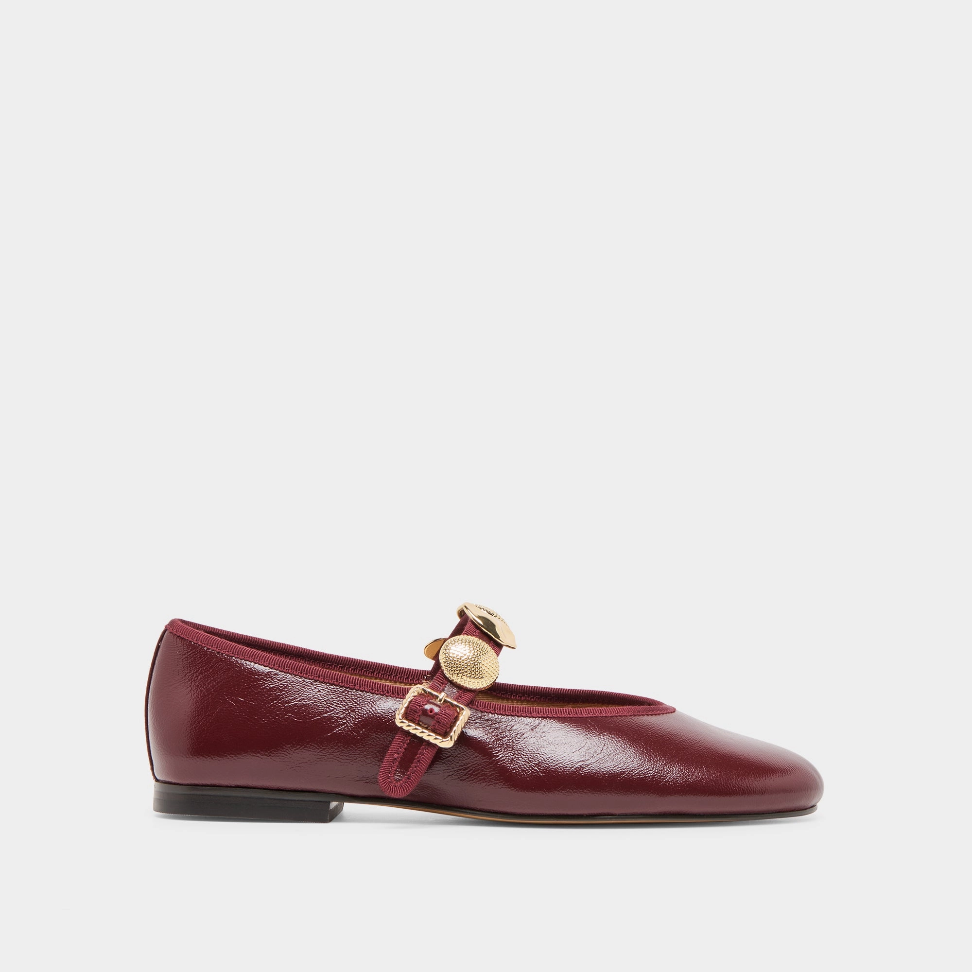 Abrasion resistant RELAN BALLET FLATS OXBLOOD LEATHER