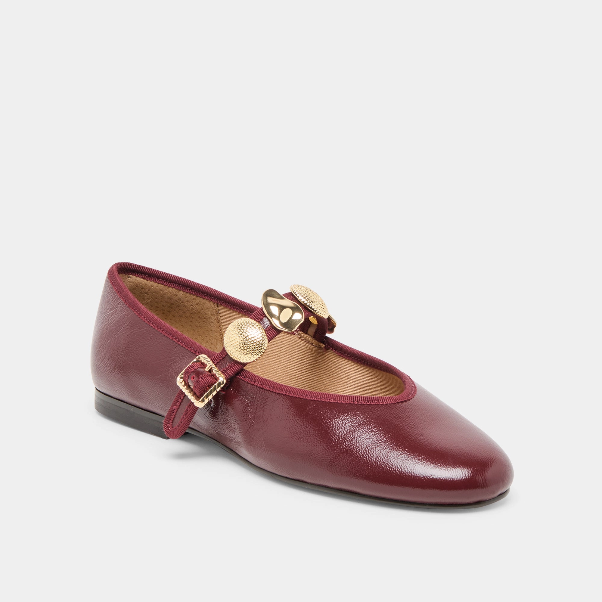 Coffee Run RELAN BALLET FLATS OXBLOOD LEATHER