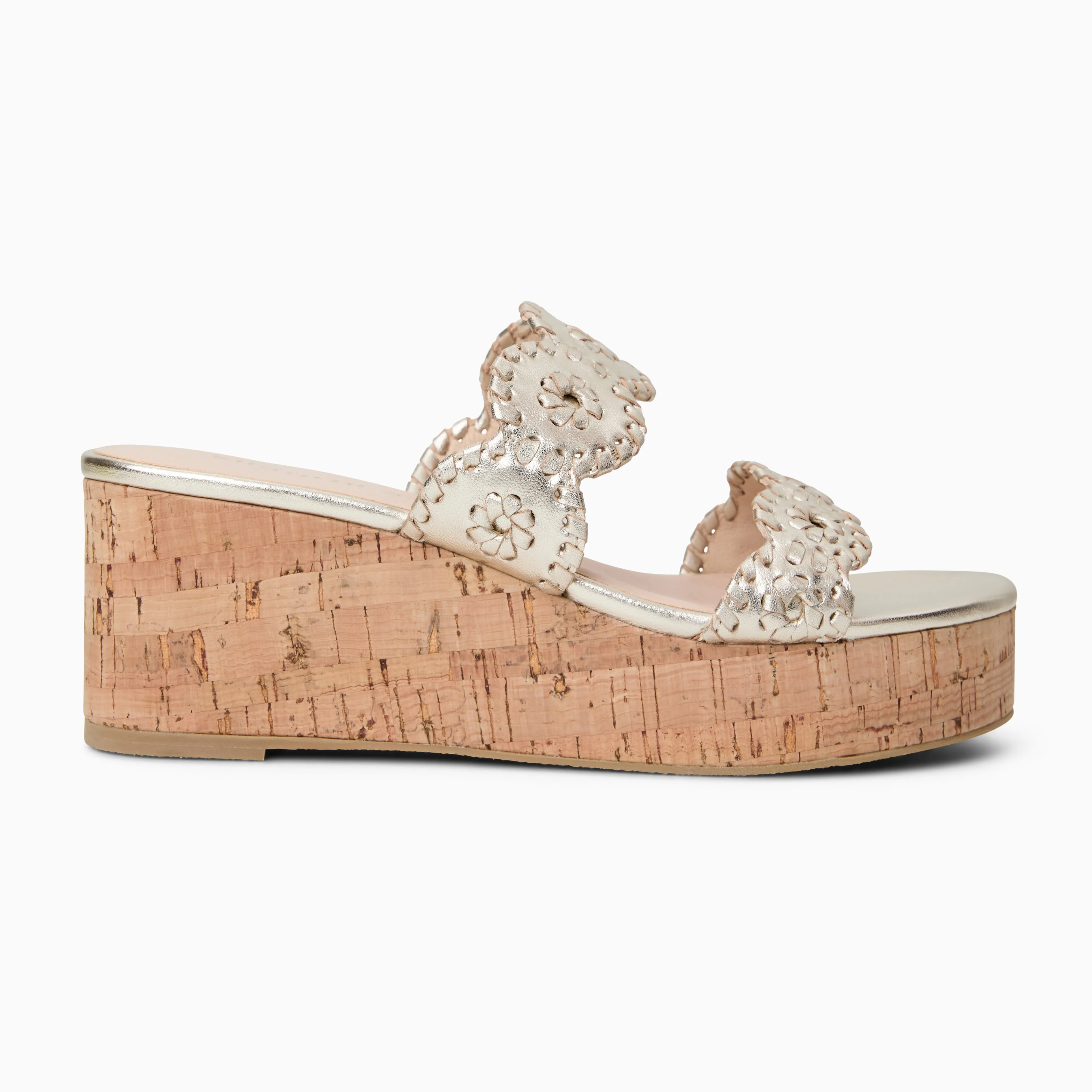 Laurin Leather Mid Wedge Eye Catching