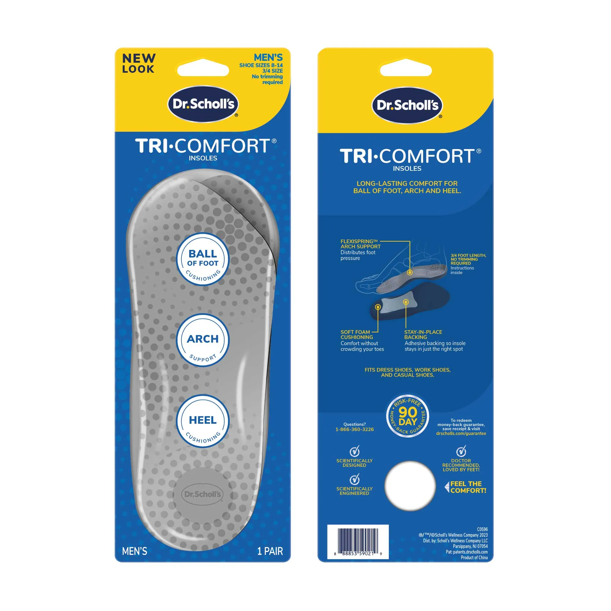 Tri-Comfort® Insoles (3 Pack)