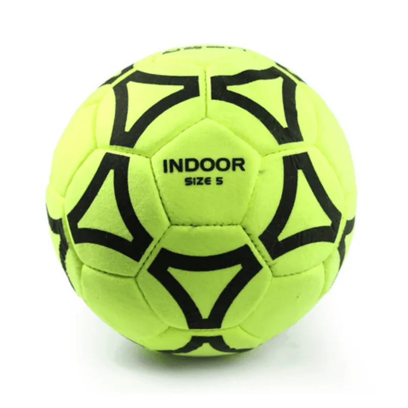 Uber Soccer Indoor Felt Soccer Ball - Neon Yellow - Bundle - 12 Balls