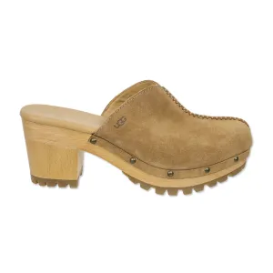 Ugg Judi Brown Suede Leather Clogs