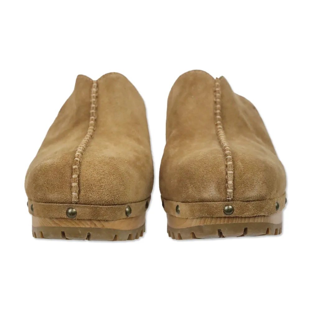 Ugg Judi Brown Suede Leather Clogs