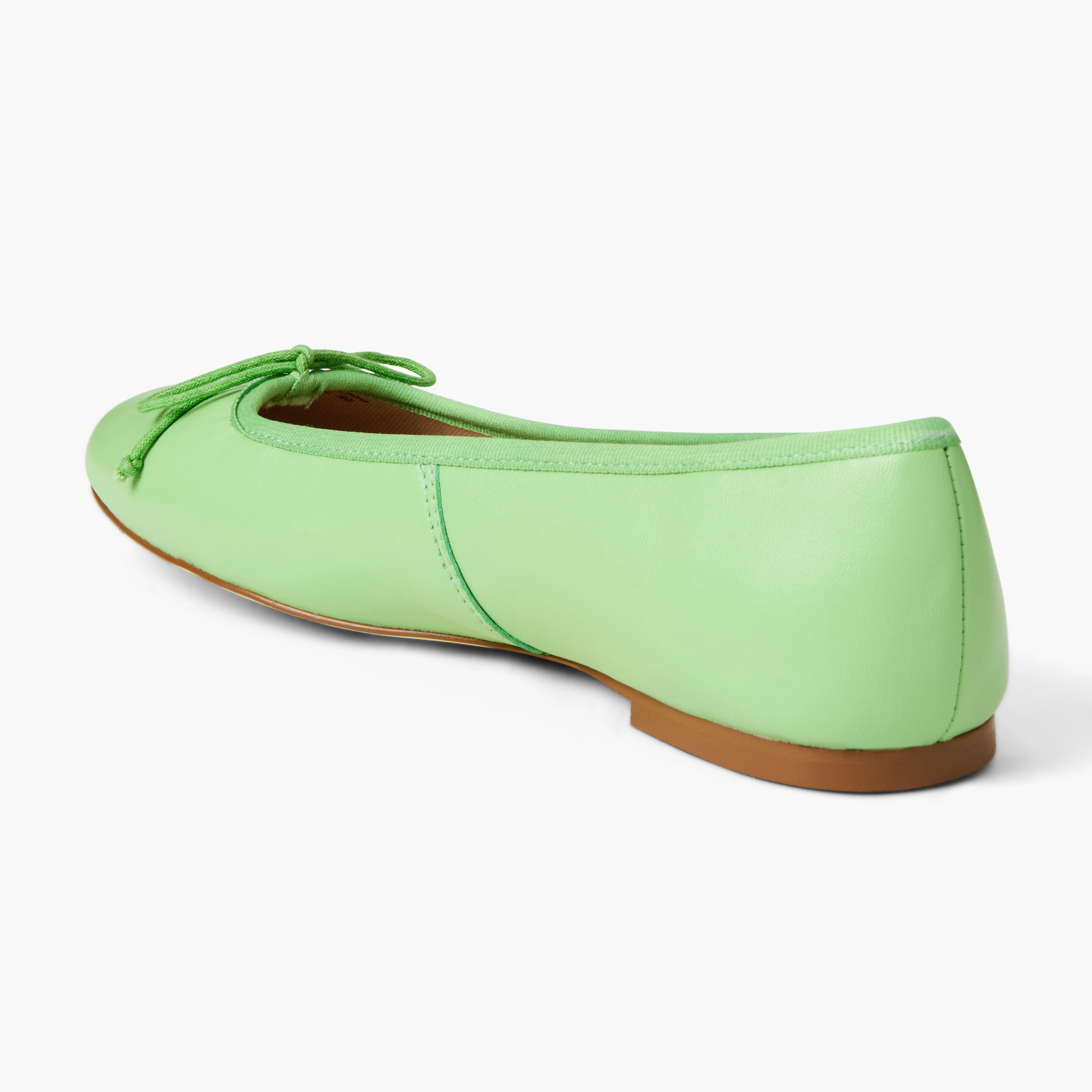 Bettie Leather Ballet Flat Bridge Glow Comfort Padding