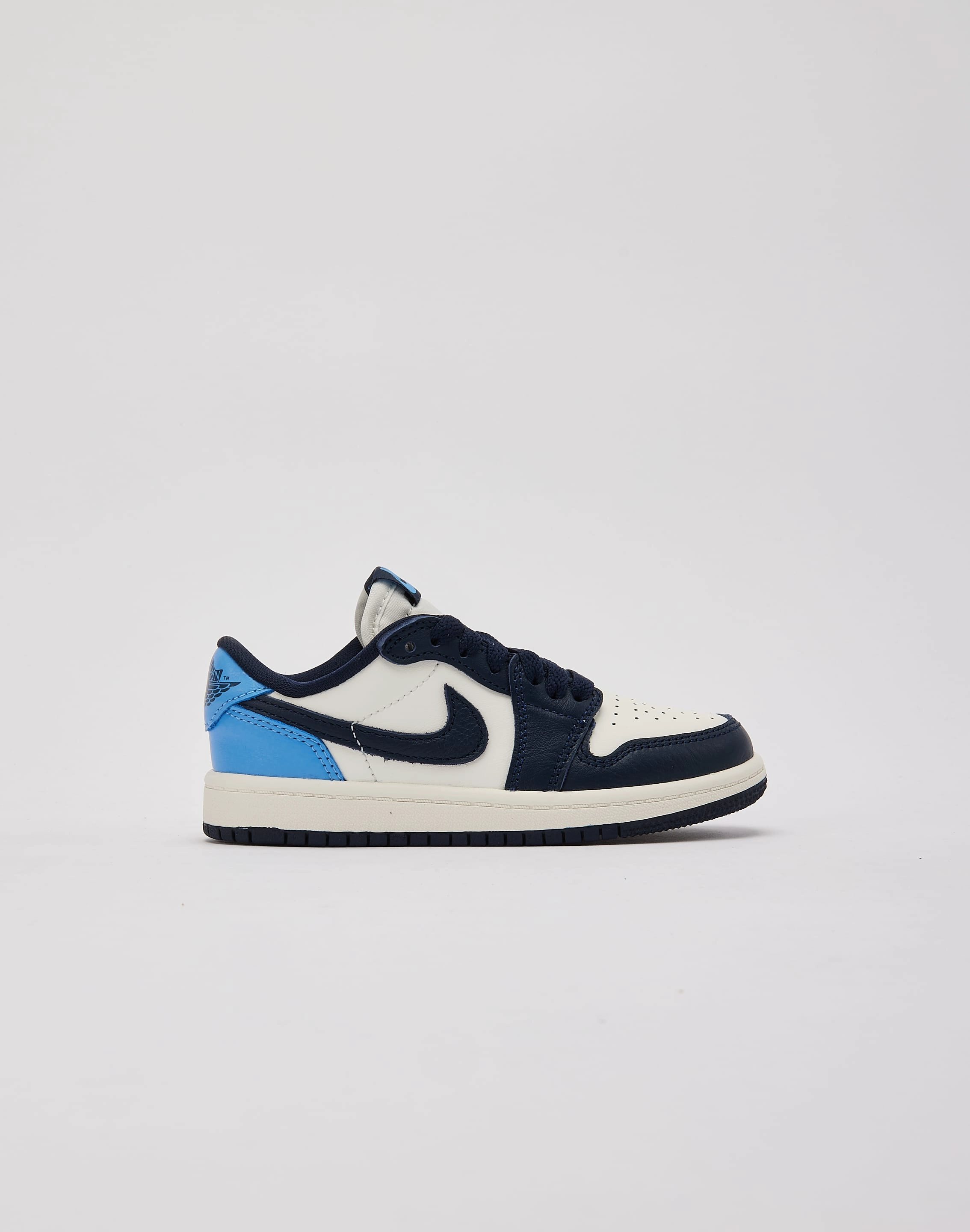 Jordan Air Jordan 1 Retro Low OG 'Obsidian' Pre-School Impact-absorbing fit